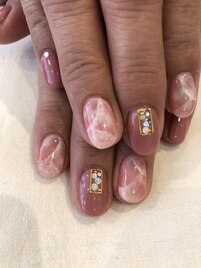 大理石ネイル