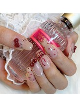 ビビットネイル 栄本店/red