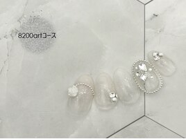 キラキラホワイトart