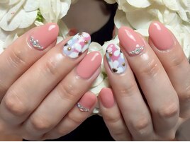 フラワーアートネイル