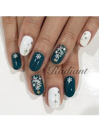 クリスマスネイル