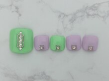 ブラックジュエリー(Black jewelry)/パステルカラーフット