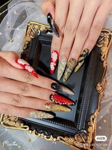 パンダネイル(Panda Nail)/龍手書き成人式15000【ネイル】