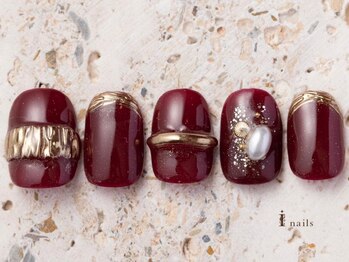 アイネイルズ 吉祥寺店(I nails)/ボルドーネイル