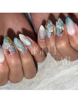 ジゼルネイル(Gisele Nail)/天然石風ネイル