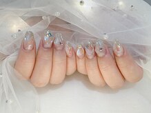 ネイル スパ ココプラス(Nail spa Cocoplus)/ワンホンうるうるストーンネイル