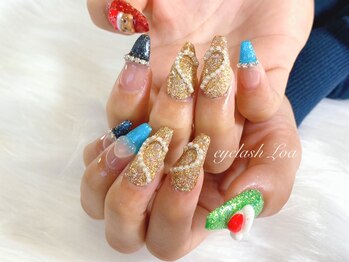 スカルプアートネイル♪