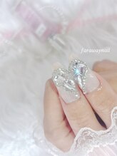 ファラウェイネイル(Faraway nail)/チェーンハートネイル☆