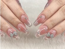 クイーンネイル 新宿(Queen nail)/チークマグネットグラデーション