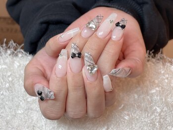 レアネイル 新宿(le'a nail)/チェックネイル