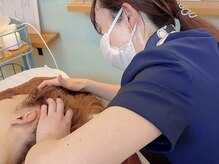 肌質改善 Laviere Flora【ラヴィエール フローラ】の雰囲気(【癒しのヘッドマッサージ】優しくほぐし、頭から緩む時間を♪)