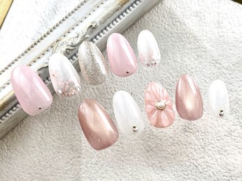 レアレアネイル(Lealeanail)/【パラジェル】Springデザイン