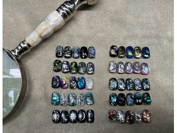 アンプリス(amplis)の写真/天然石の種類が豊富★こだわりの天然石が多く、一味違ったネイルが楽しめる！アートとの組み合わせも人気◎