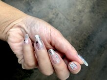 エルミー 三軒茶屋(elmy)/ホイルアート★シルバーxピンク