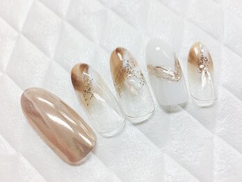 グラマーネイル(Glamor nail)/ニュアンス×グラデーション