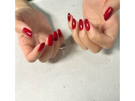 女度上がる！赤ネイル