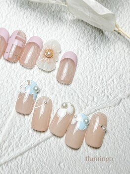 フラミンゴ(flamingo)/お花♪