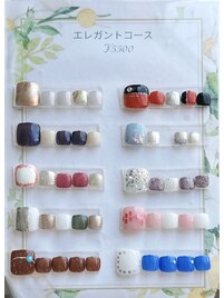 3・4月フット デザインサンプル