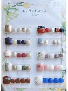 マミー/3・4月フット デザインサンプル