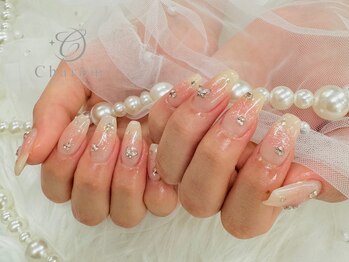 チャロム(Charom)/キラキラチークネイル