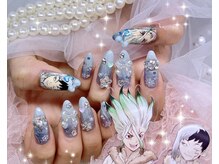 ネイル アリーズ セカンド(nail Allies 2nd)/痛ネイル 手書き 冬 