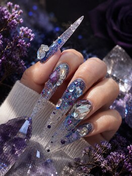 リプルス(Ripples)の写真/"周りと差をつけたい"に応える圧倒的素材数！Ripples特製パウダー×盛りパーツでオリジナルネイルが叶う♪