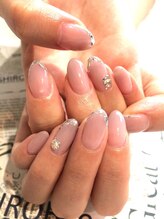 トータルサロン 白べぇーっ プラス/先端ラメフレンチ