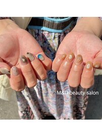 こだわりたっぷりなちぐはぐnail