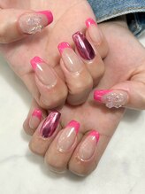 テラス(TERRACE)/キラキラピンクフレンチ