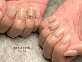 レアム(re-am)/定額ネイル/ニュアンスネイル