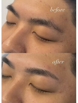 サムライビューティー 新宿三丁目店(SamuraiBeauty)/ナチュラルメンズ眉毛