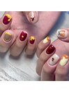 haruka nail × ハロウィン