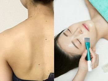 サロン シャンティーの写真/ブライダルコース結婚式お試し上半身を中心に背中をすっきり魅せるボディとツヤ肌をつくる

 