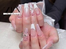 ゼン ネイル デザイン 池袋(ZEN NAIL DESIGN)/長さだしやり放題×つけ放題