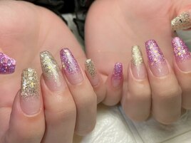 ラメ＊グラデーション