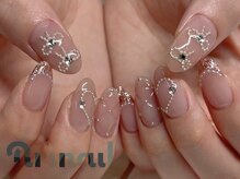 アルスネイル(Ars nail)/シルバーリボンネイル
