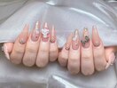 スカルプ長さだし10本デザイン