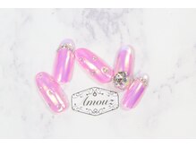 アモウズ(Amouz)/定額【テーマ:オーロラネイル】5