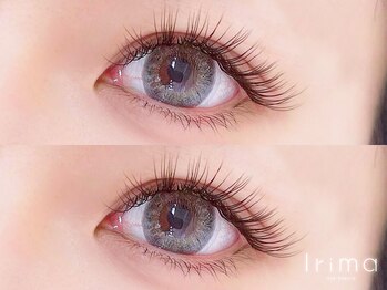 イリマ 京都駅前店(Irima)の写真/[京都駅/上下まつげパーマ/フラットラッシュ］【デザイン力感動】目元可愛さ2倍!ダメージレスまつげパーマ*