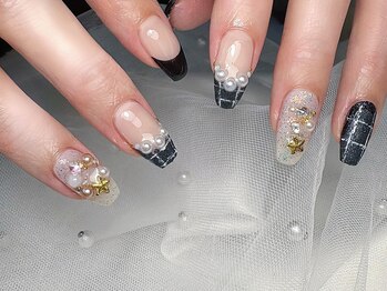 ノンノンネイル(Nonnon.nail)/ツイードネイル