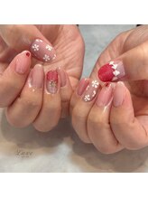 ネイルサロンリュクス (nailsalon Luxe)/いちごカフェネイル