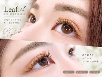 リーフ(Leaf)の写真/＼ご新規様カラーエクステ変更無料◎／目尻にポイントカラーや全部変更もおすすめ！