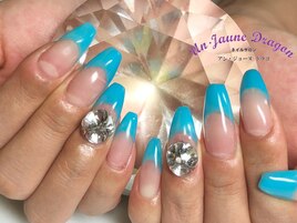 カラーフレンチネイル