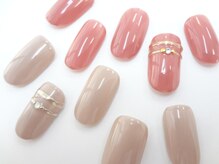 ネイルサロン クイール 小山店(NAIL SALON QUILL)/ワンカラー＋リングアート