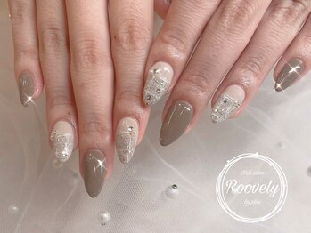 ルブリー(roovely)/ツイードネイル