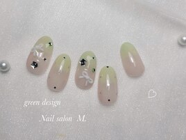 グリーン星ネイル