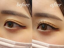 垢抜ける眉毛デザイン/まつ毛パーマ/まつエク La:ciel ラシエル箱崎店の雰囲気(少しの変化で派手じゃなく上品な垢抜け印象へ☆)