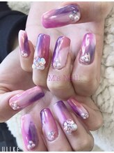 エムズネイル(M's Nail.)/ニュアンス塗りかけワンカラー