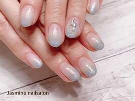 ラメグラデーションネイル