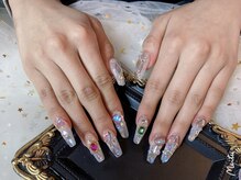 パンダネイル(Panda Nail)/パープルスワロつけ放題パーツ別